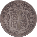 1908 HALFCROWN ( FINE ) - HALFCROWN - Cambridgeshire Coins