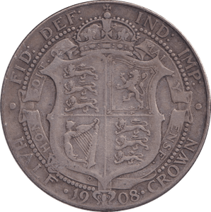 1908 HALFCROWN ( GF ) - HALFCROWN - Cambridgeshire Coins