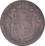 1908 HALFCROWN ( GF ) - HALFCROWN - Cambridgeshire Coins