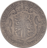 1908 HALFCROWN ( GF ) - HALFCROWN - Cambridgeshire Coins