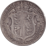 1908 HALFCROWN ( GF ) - HALFCROWN - Cambridgeshire Coins