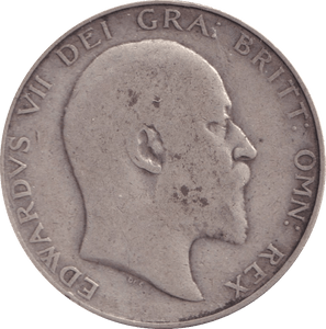 1908 HALFCROWN ( NF ) - Halfcrown - Cambridgeshire Coins