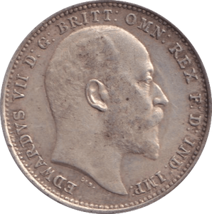 1908 MAUNDY FOURPENCE ( EF ) - MAUNDY FOURPENCE - Cambridgeshire Coins