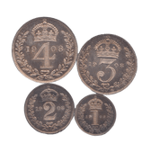 1908 MAUNDY SET ( UNC ) - Maundy Set - Cambridgeshire Coins