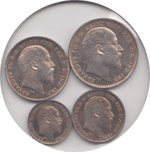 1908 MAUNDY SET ( UNC ) - Maundy Set - Cambridgeshire Coins