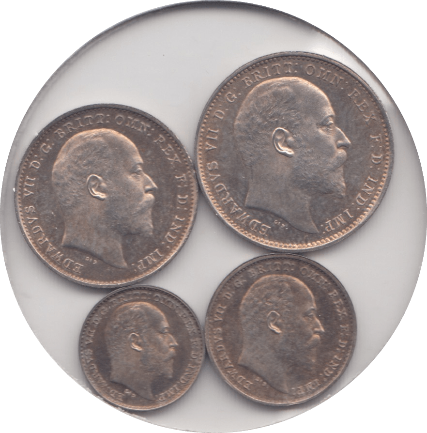 1908 MAUNDY SET ( UNC ) - Maundy Set - Cambridgeshire Coins