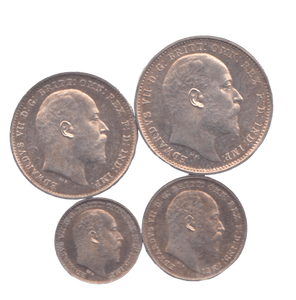 1908 MAUNDY SET ( UNC ) - Maundy Set - Cambridgeshire Coins