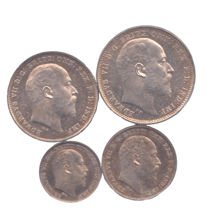 1908 MAUNDY SET ( UNC ) - Maundy Set - Cambridgeshire Coins