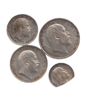 1908 MAUNDY SET ( UNC ) - Maundy Set - Cambridgeshire Coins