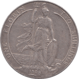 1908 ONE FLORIN ( GVF ) - WORLD COINS - Cambridgeshire Coins
