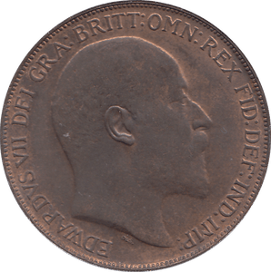 1908 PENNY ( UNC ) - PENNY - Cambridgeshire Coins