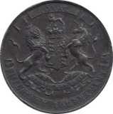 1908 ROYAL NAVAL AND MILITARY MEDALLION - MEDALS & MEDALLIONS - Cambridgeshire Coins