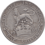 1908 SHILLING ( FINE ) - Shilling - Cambridgeshire Coins