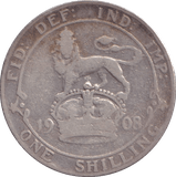1908 SHILLING ( FINE ) - SHILLING - Cambridgeshire Coins