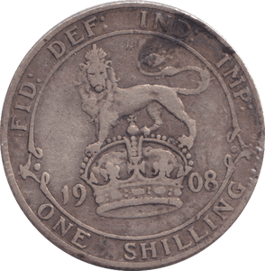 1908 SHILLING ( GF ) 1 - SHILLING - Cambridgeshire Coins