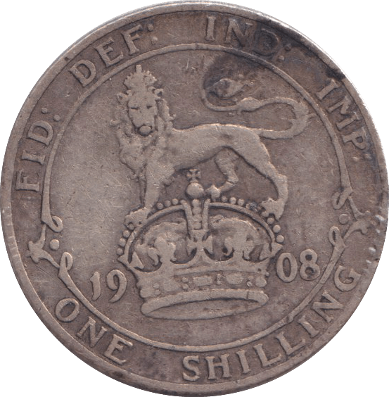 1908 SHILLING ( GF ) 1 - SHILLING - Cambridgeshire Coins