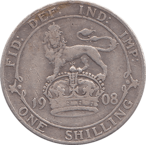 1908 SHILLING ( GF ) - Shilling - Cambridgeshire Coins