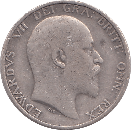 1908 SHILLING ( GF ) - Shilling - Cambridgeshire Coins