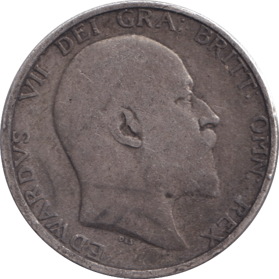 1908 SHILLING ( NF ) - SHILLING - Cambridgeshire Coins