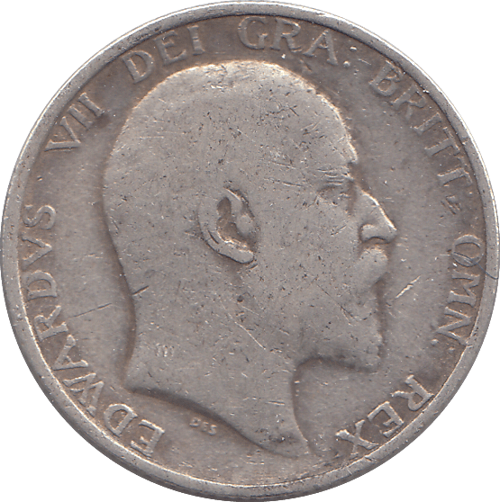 1908 SHILLING ( VF ) - SHILLING - Cambridgeshire Coins