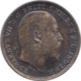 1908 SILVER MAUNDY ONE PENNY ( EF ) - MAUNDY ONE PENNY - Cambridgeshire Coins