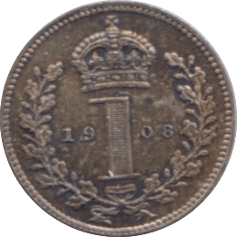 1908 SILVER MAUNDY ONE PENNY ( EF ) - MAUNDY ONE PENNY - Cambridgeshire Coins