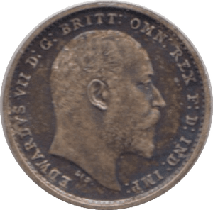 1908 SILVER MAUNDY TWOPENCE ( EF ) - MAUNDY TWOPENCE - Cambridgeshire Coins