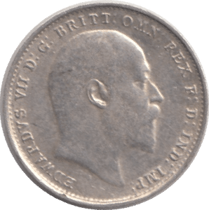 1908 SILVER THREEPENCE ( EF ) - Threepence - Cambridgeshire Coins