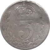 1908 SILVER THREEPENCE ( FAIR ) - Threepence - Cambridgeshire Coins