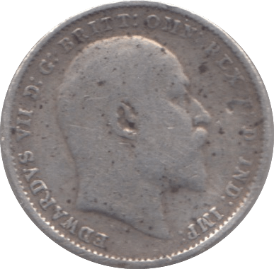 1908 SILVER THREEPENCE ( FAIR ) - Threepence - Cambridgeshire Coins