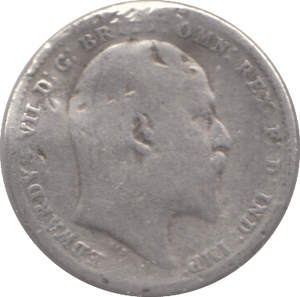 1908 SILVER THREEPENCE ( FAIR ) - Threepence - Cambridgeshire Coins