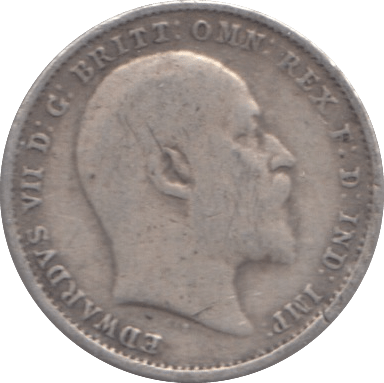 1908 SILVER THREEPENCE ( FINE ) - Threepence - Cambridgeshire Coins