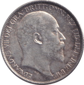 1908 SIXPENCE ( EF ) - SIXPENCE - Cambridgeshire Coins