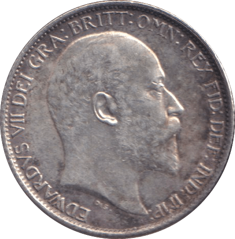 1908 SIXPENCE ( EF ) - SIXPENCE - Cambridgeshire Coins