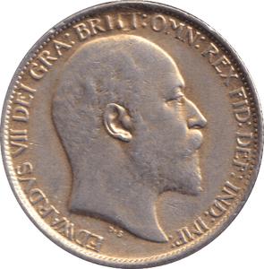 1908 SIXPENCE ( EF ) - SIXPENCE - Cambridgeshire Coins