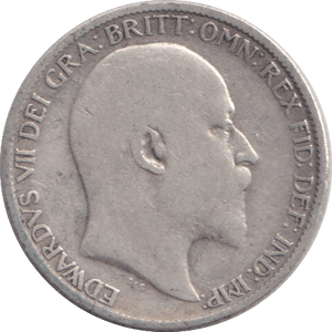 1908 SIXPENCE ( FAIR ) - SIXPENCE - Cambridgeshire Coins