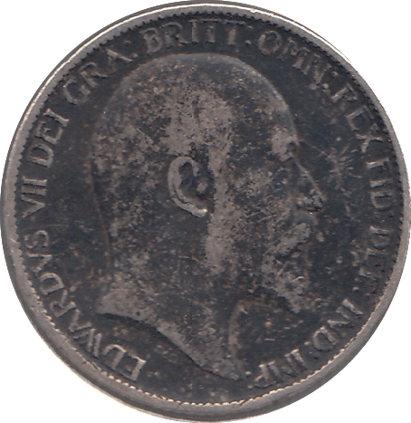 1908 SIXPENCE ( FINE ) 1 - SIXPENCE - Cambridgeshire Coins