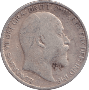 1908 SIXPENCE ( FINE ) - SIXPENCE - Cambridgeshire Coins