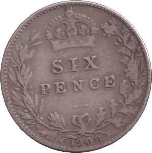 1908 SIXPENCE ( GF ) - SIXPENCE - Cambridgeshire Coins