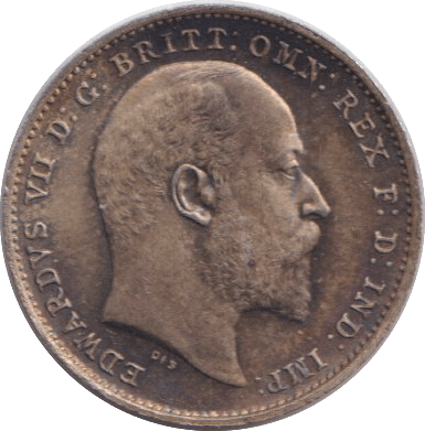 1908 THREEPENCE ( UNC ) - SIXPENCE - Cambridgeshire Coins