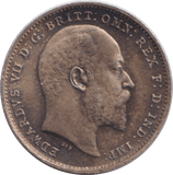 1908 THREEPENCE ( UNC ) - SIXPENCE - Cambridgeshire Coins