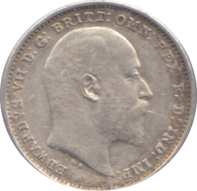 1908 THREEPENCE ( VF ) - THREEPENCE - Cambridgeshire Coins