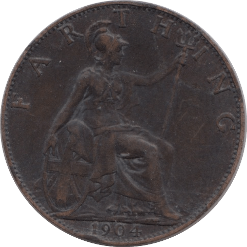 1909 FARTHING ( FINE ) - Farthing - Cambridgeshire Coins
