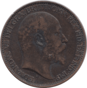 1909 FARTHING ( FINE ) - Farthing - Cambridgeshire Coins