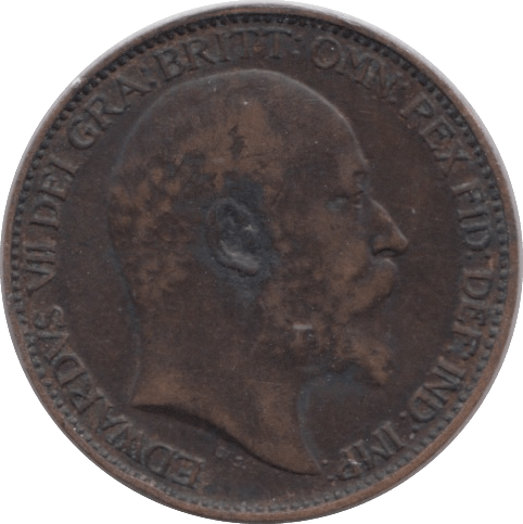 1909 FARTHING ( FINE ) - Farthing - Cambridgeshire Coins