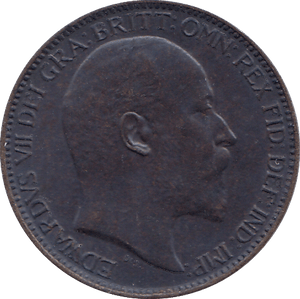 1909 FARTHING ( UNC ) - FARTHING - Cambridgeshire Coins