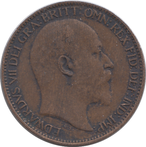 1909 FARTHING ( VF ) - HALFPENNY - Cambridgeshire Coins