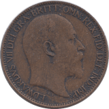 1909 FARTHING ( VF ) - HALFPENNY - Cambridgeshire Coins