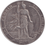 1909 FLORIN ( GF ) - FLORIN - Cambridgeshire Coins