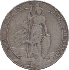 1909 FLORIN ( NF ) - FLORIN - Cambridgeshire Coins